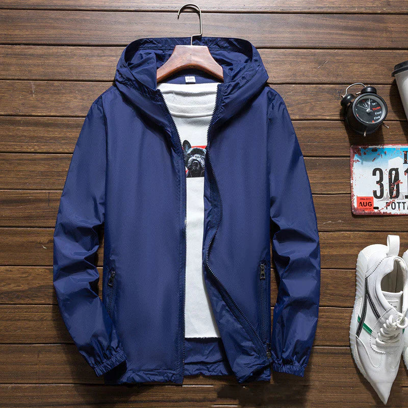 Ethan – Lekka funkcjonalna kurtka męska z kapturem