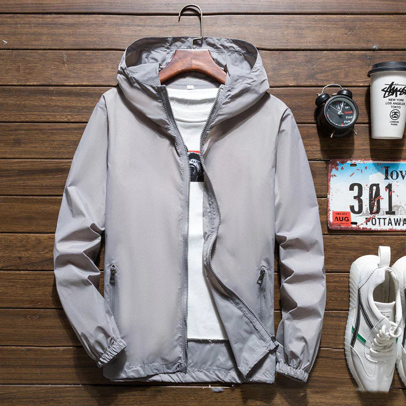 Ethan – Lekka funkcjonalna kurtka męska z kapturem