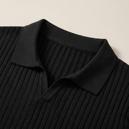 Robert – Ribbed Polo Shirt - Image 2