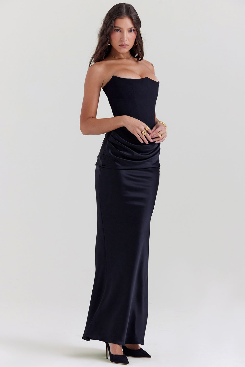 Chloe – Elegant Strapless Maxi Dress - Image 5