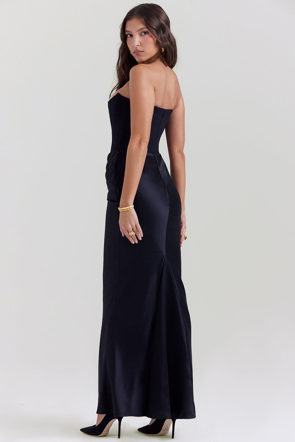 Chloe – Elegant Strapless Maxi Dress - Image 4