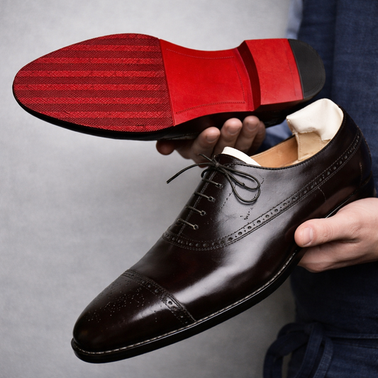 Andrzej – Klasyczne męskie oxfordy ze skórzaną podeszwą