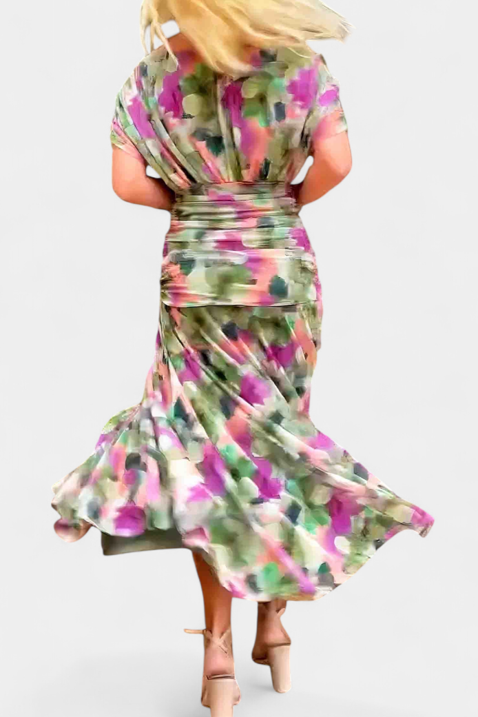 Frieda – Women Floral Print Evening Dress - Image 11