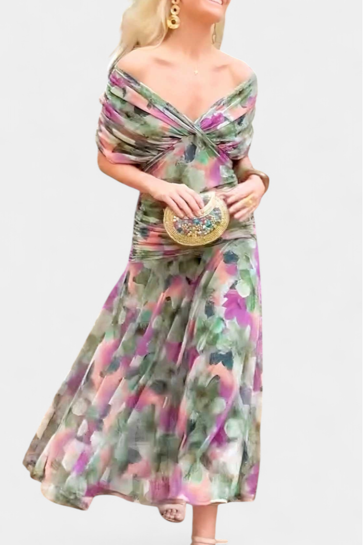 Frieda – Women Floral Print Evening Dress - Image 10