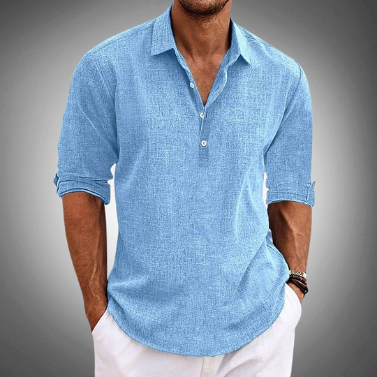 Karl – Long Sleeve Button-Down Shirt - Image 3