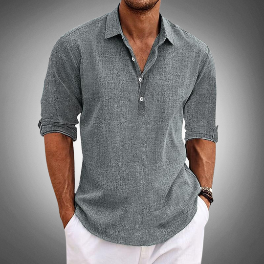 Karl – Long Sleeve Button-Down Shirt - Image 4