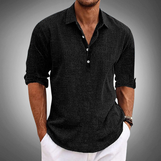 Karl – Long Sleeve Button-Down Shirt - Image 11