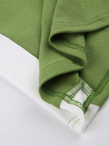 Paula – Vintage’owy krótki top damski na ramiączkach z kontrastowym wykończeniem