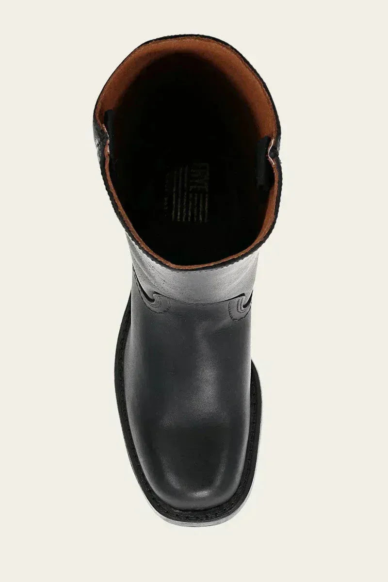 Damskie buty do kolan, elegancki krój z grubym obcasem | L&V - 11 - Livia-Moda