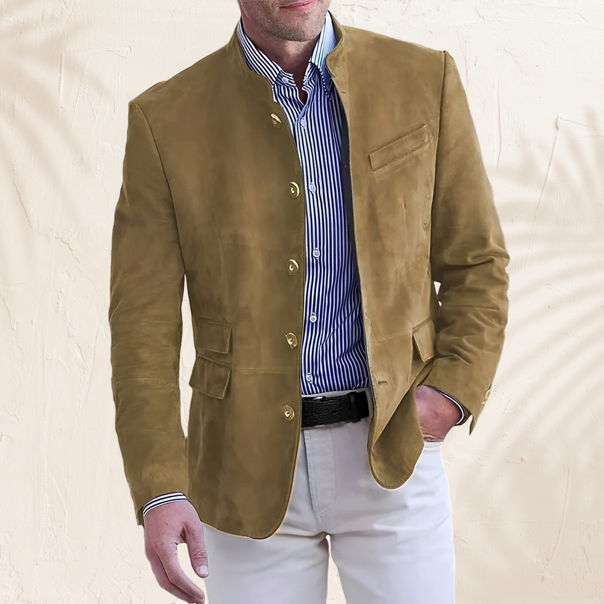 Georg – Autumn jacket with button placket for Men - Image 5