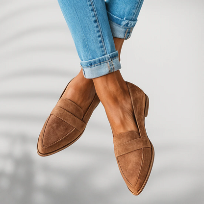 Yvonne – Women Suede Slip-On Shoes - Image 7