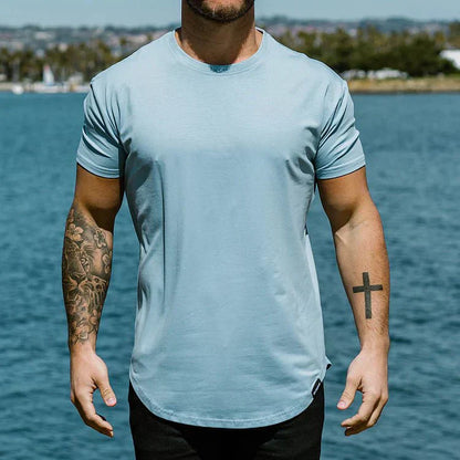 Adrian – Stylish Crew Neck T-Shirt for Men - Image 2