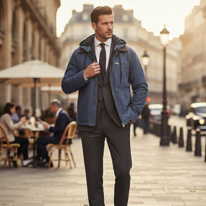 Iván – Miejska kurtka casual z kapturem męska