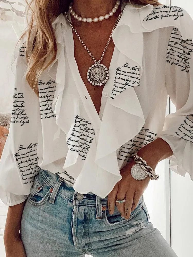 Clara – Ruffled Elegance Blouse - Image 9