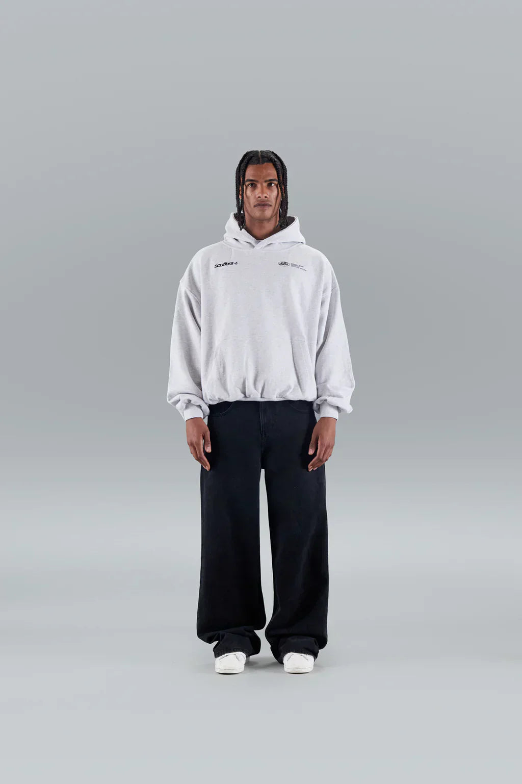 Maya - Bluza damska oversize z kapturem i kieszenią kangurką