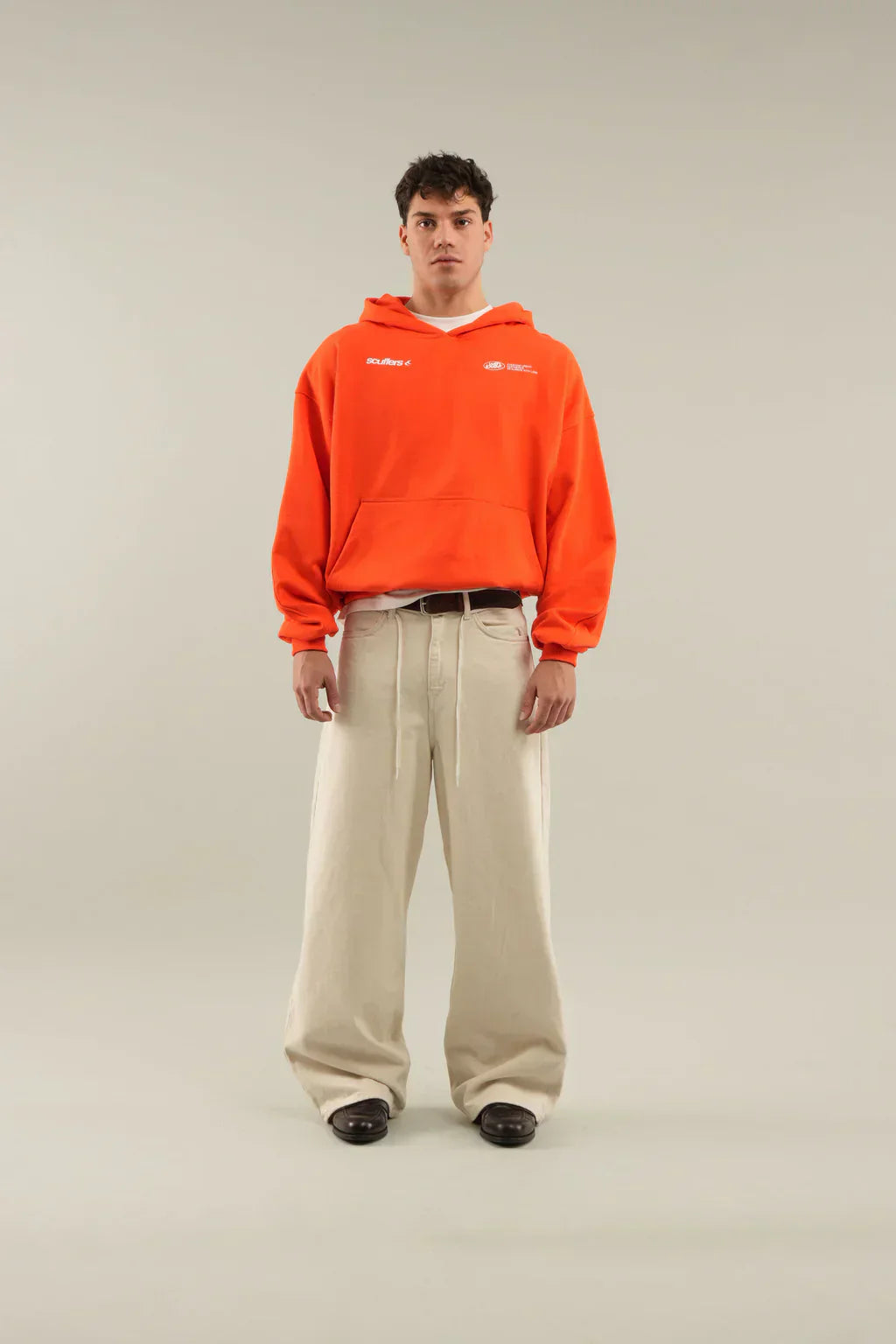 Maya - Bluza damska oversize z kapturem i kieszenią kangurką