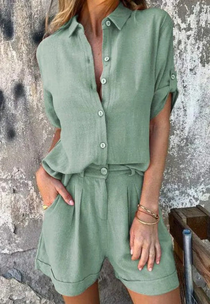 Luna – Women  Lightweight Shorts and Top Outfit - Image 5