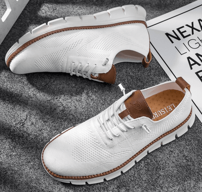 Marco - Ultraleichte orthopädische Schuhe für Herren - Hellbraun 