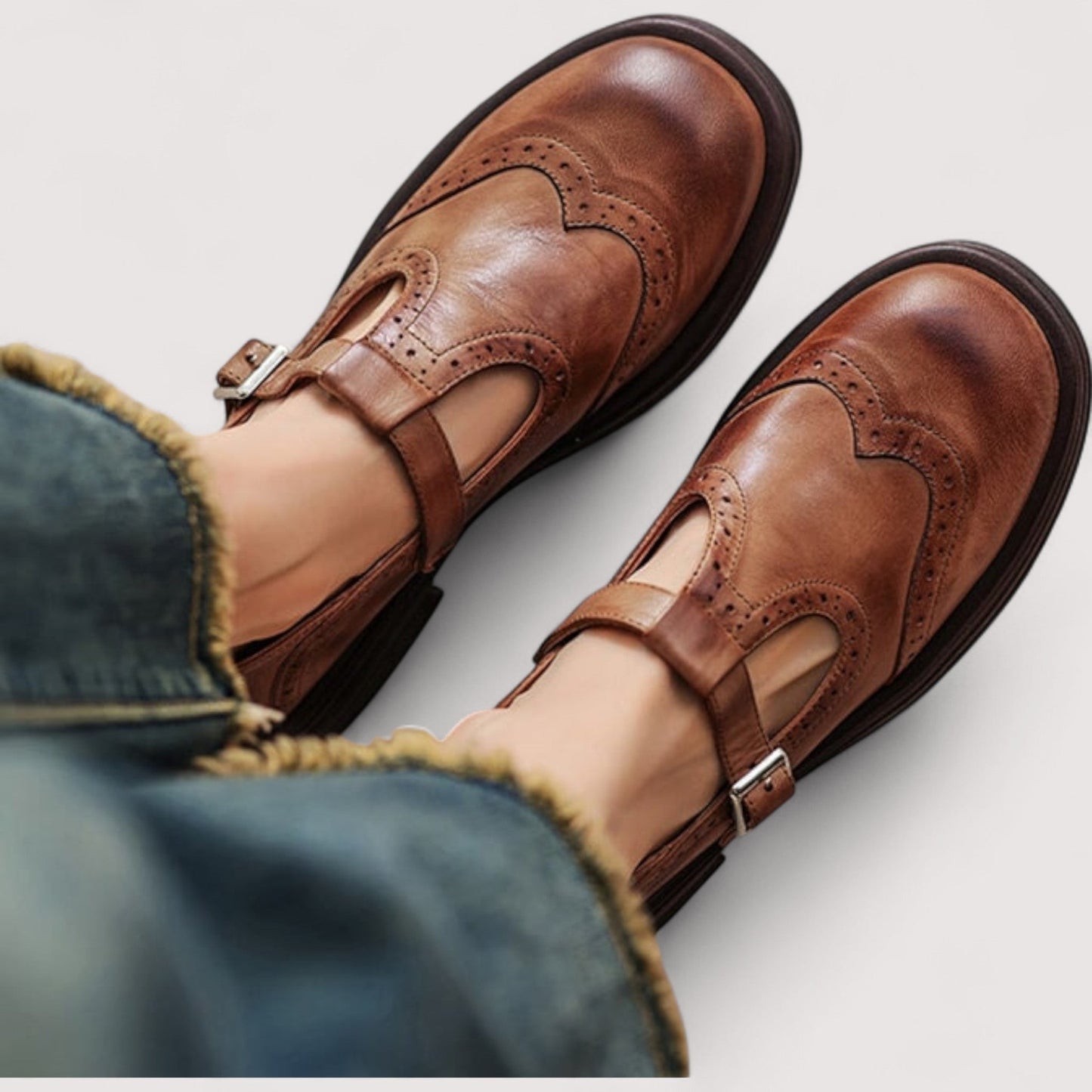 Zofia – Orthopedic ażurowe półbuty damskie