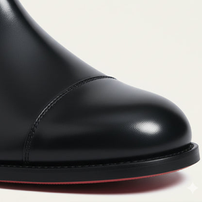 Daniel – Eleganckie męskie botki skórzane typu Chelsea