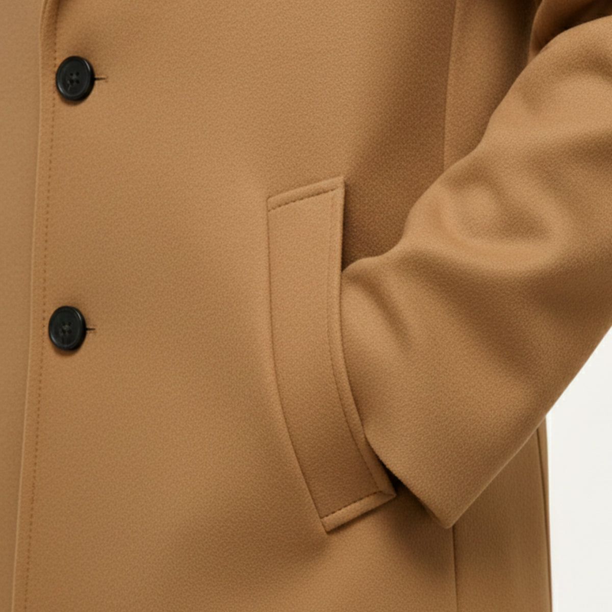 Javier – Elegancki płaszcz zimowy o dopasowanym kroju męski