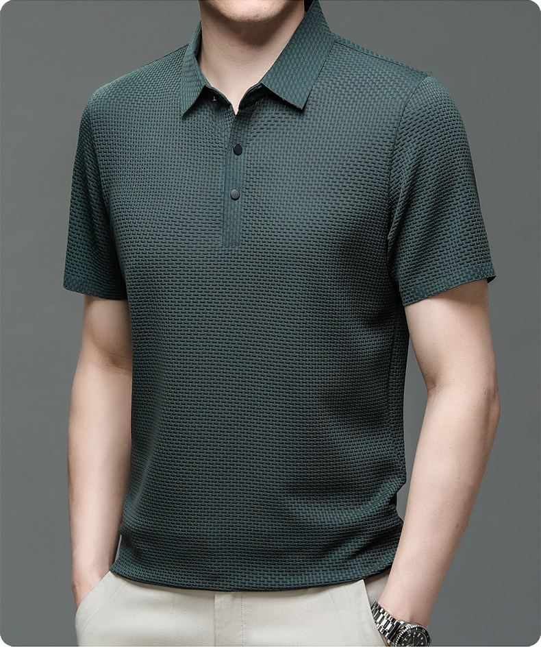 Stefan – Textured Button-Up Shirt for Men - Image 11