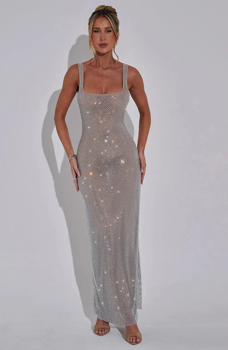 Marina – Elegancka wieczorowa sukienka damska maxi