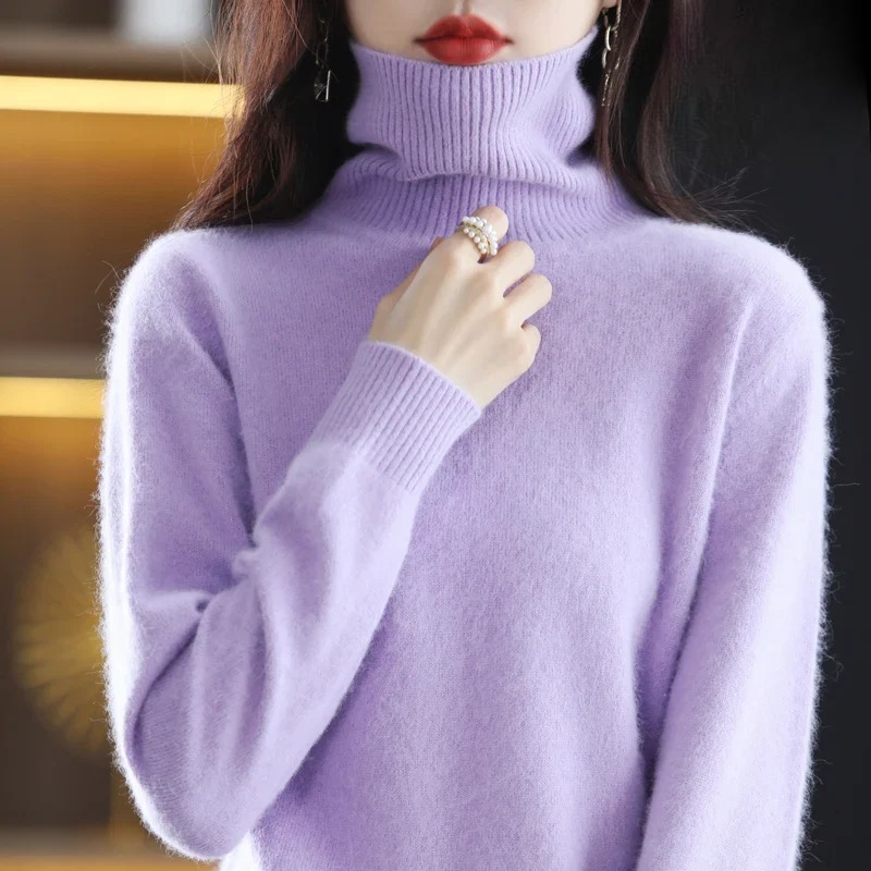 Isabella – Kaszmirowy sweter z golfem