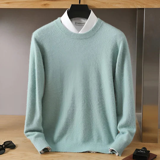 Ethan – Męski sweter kaszmirowy z okrągłym dekoltem