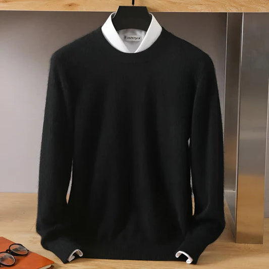 Ethan – Męski sweter kaszmirowy z okrągłym dekoltem
