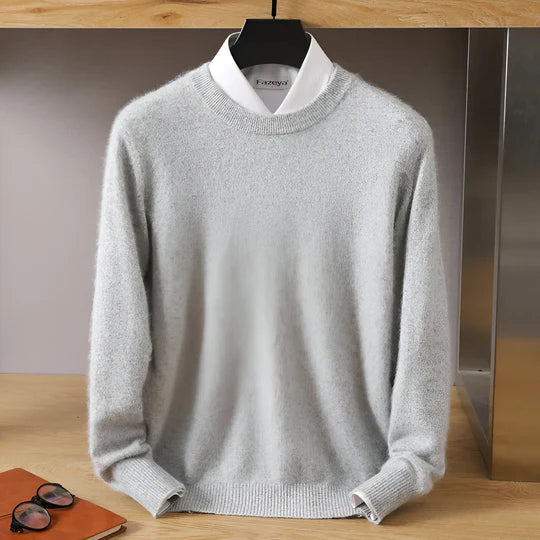 Ethan – Męski sweter kaszmirowy z okrągłym dekoltem