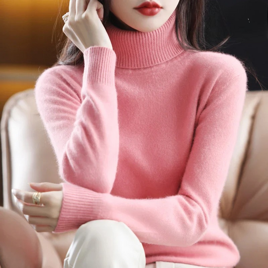 Isabella – Kaszmirowy sweter z golfem