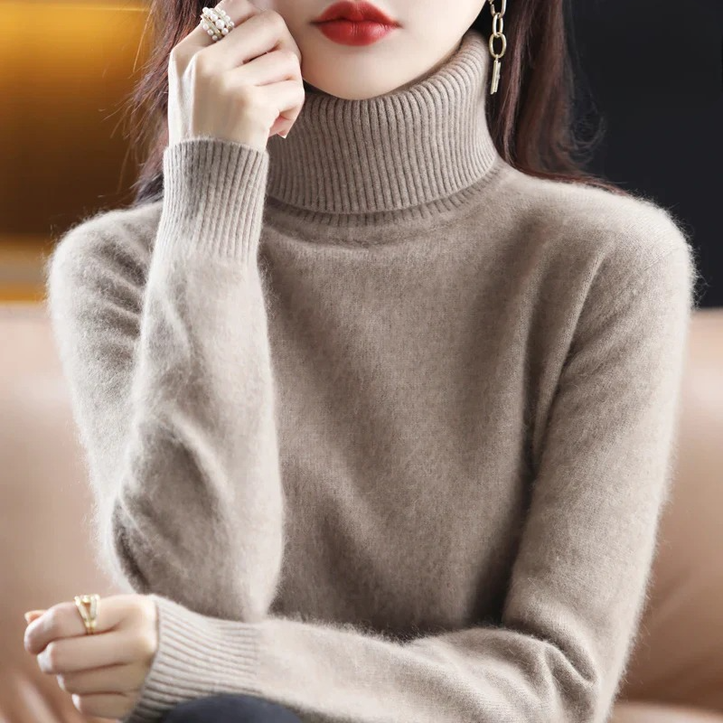 Isabella – Kaszmirowy sweter z golfem