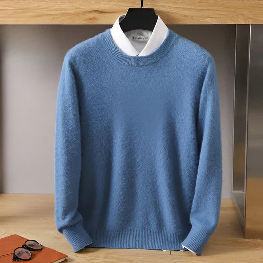 Ethan – Męski sweter kaszmirowy z okrągłym dekoltem