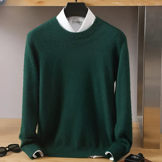 Ethan – Męski sweter kaszmirowy z okrągłym dekoltem