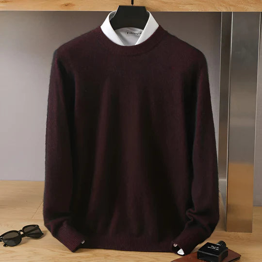 Ethan – Męski sweter kaszmirowy z okrągłym dekoltem