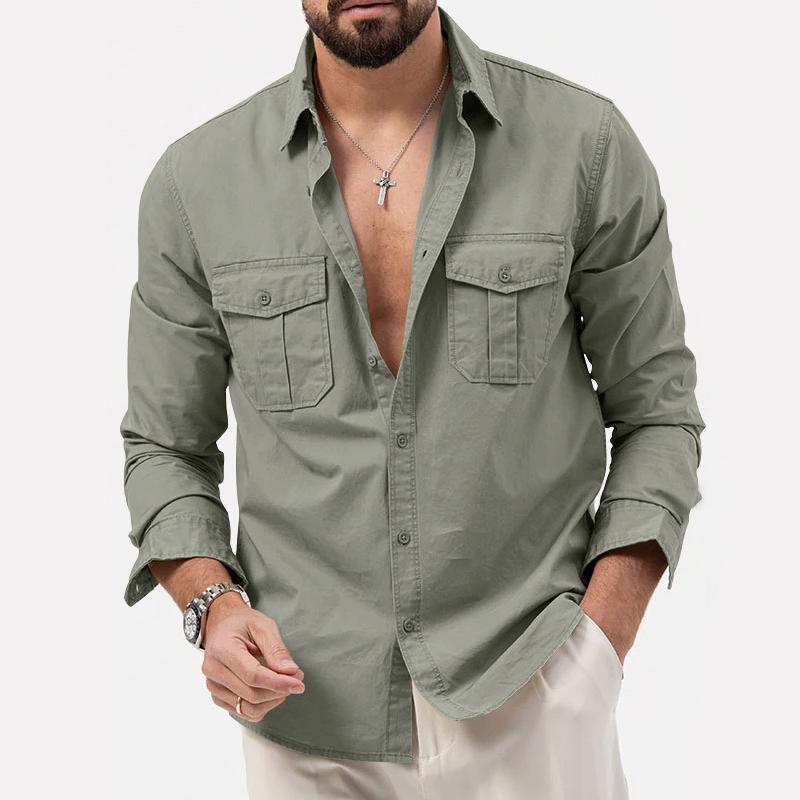 Julian – Cargo Button-Up Shirt - Image 16
