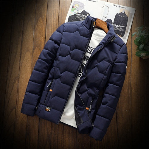 Pikowana kurtka męska o kroju slim fit z zamkiem błyskawicznym - J&B; - 4 - Livia-Moda
