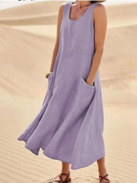Lena – Cotton Dress with Pockets - Image 11