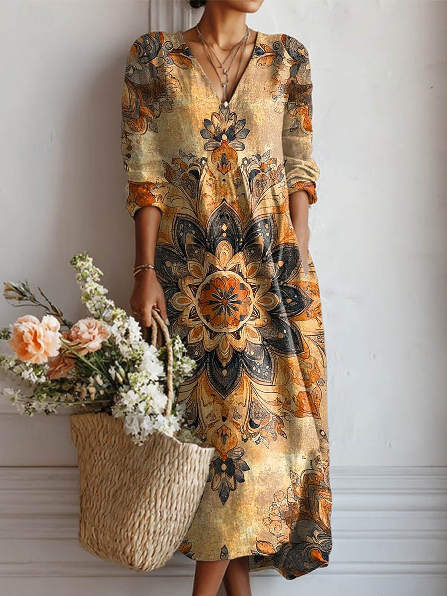 Karina – Floral Maxi Dress - Image 1