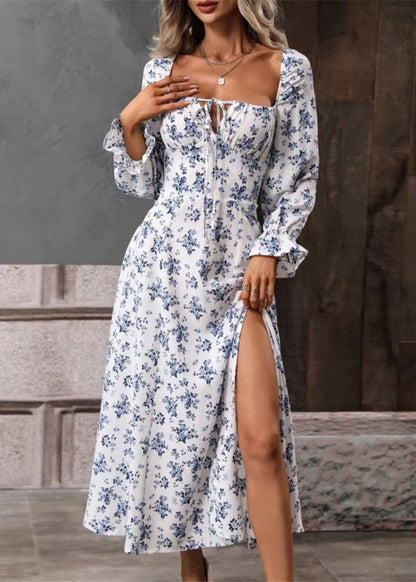 Amelie – Floral Square-neck Dress - Image 3