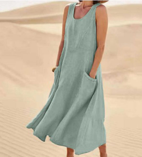 Lena – Cotton Dress with Pockets - Image 8