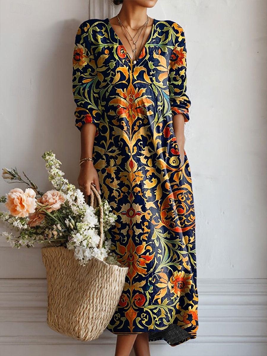 Verena – Floral Maxi Dress - Image 1