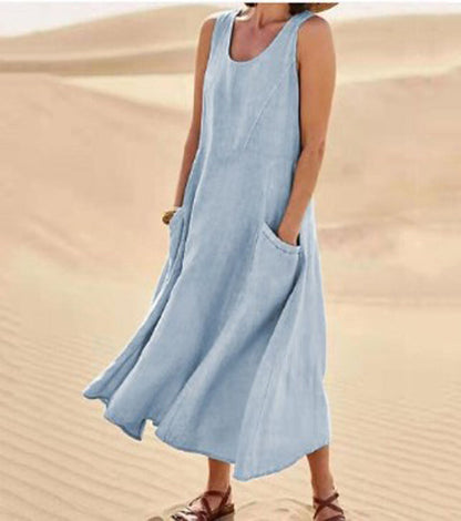 Lena – Cotton Dress with Pockets - Image 10