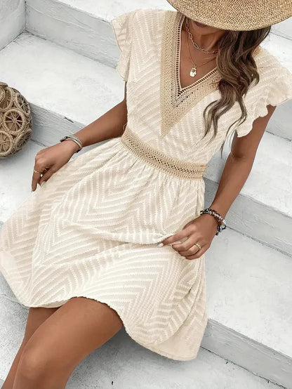 Susanne – Women Sweetheart V Neckline Dress - Image 5