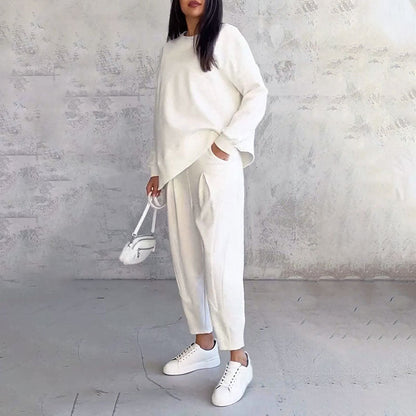 Maya - Damski komplet dwuczęściowy z bluzką