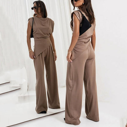 Elvira – Women Stylish Draped Jumpsuit - Image 12