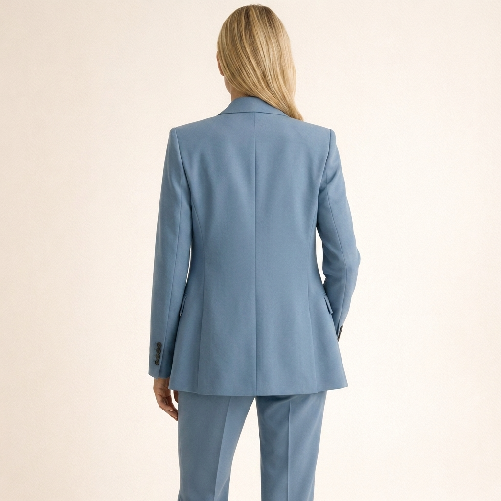 Two-piece set comprising a fitted ladies’ blazer and wide-leg trousers - J&B; - 12 - London-stylehouse.com