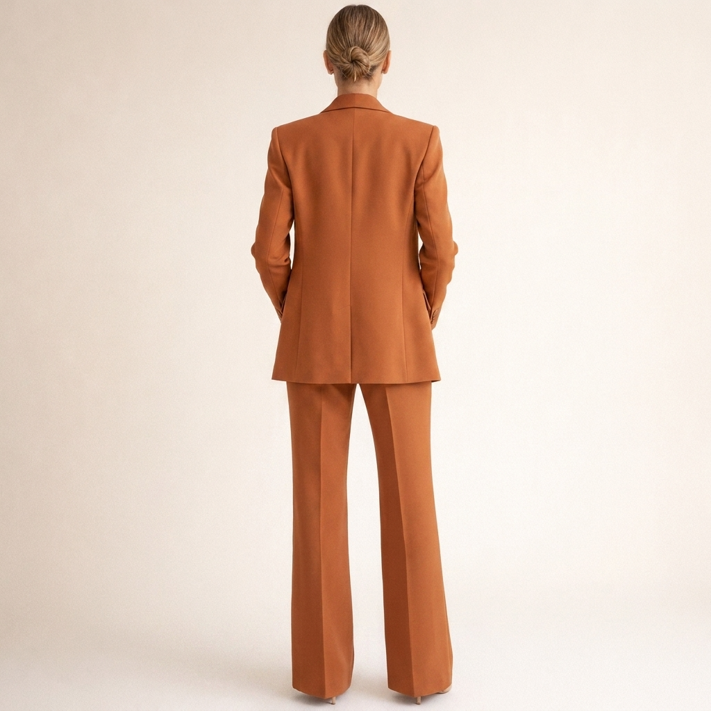 Two-piece set comprising a fitted ladies’ blazer and wide-leg trousers - J&B; - 17 - London-stylehouse.com