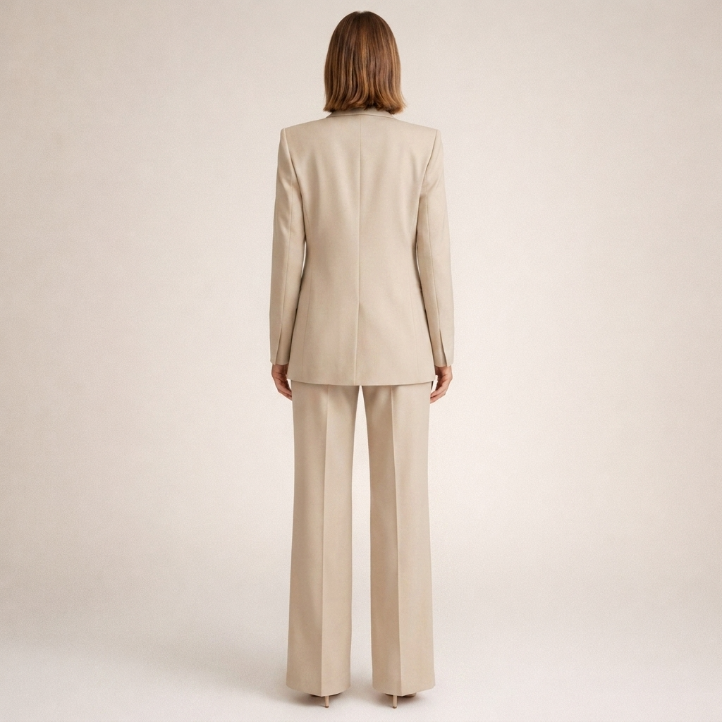 Two-piece set comprising a fitted ladies’ blazer and wide-leg trousers - J&B; - 2 - London-stylehouse.com